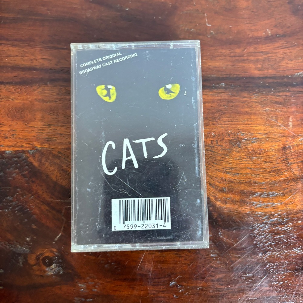 CATS Complete Original Broadway Cast Recording Cassette Tape 1983 Geffen 2G5